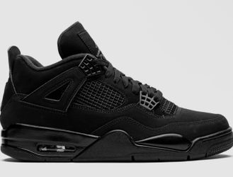 Jordan 4 black cat sizes 6 through 13 men