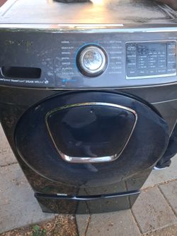 Samsung Front Load Washing Machine with Pedestal