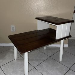 Wood End Table  / Nightstand   28”x18”x24”