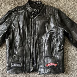 Men’s Leather Biker Jacket 