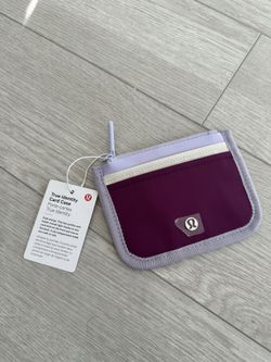 Lululemon True Identity Card Case Purple Wallet NWT