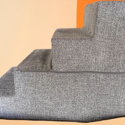 Used Best Pet Supplies Pet Stairs, Gray