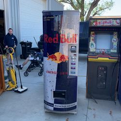 Red Bull Machine Works Good Needs New Lock
