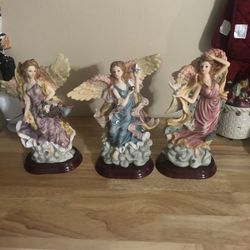 3 Beautiful Matching Angels 
