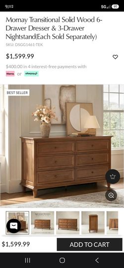6 DRAWER DRESSER