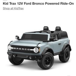 Ford Bronco Electric Car For Kids