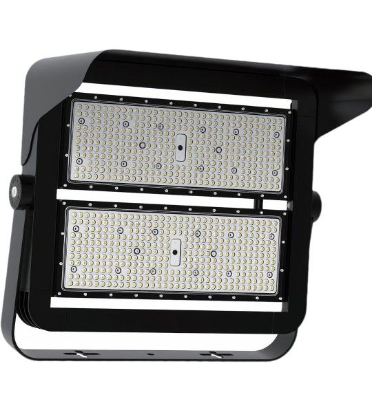 75000LM Dimmable Led Stadium Flood Light 0-500w Super Bright Led Arena Outdoor Lights 100-277v 5000k Yoke Mount Ip66 Waterproof Outdoor Wall Light Com