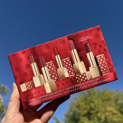 NIB Estee Lauder 5-PC Holiday 2025 Limited Edition Lipstick Gift Set $210 Value