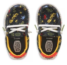 Hey Dude Kids Slip-On Shoes Tractor Print