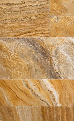 Autumn travertine paver