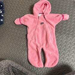 Patagonia 0-3 Month Fleece Jumpsuit 