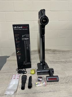 LG CordZero A9 Cordless Stick Vacuum – Charging Stand & Accessories