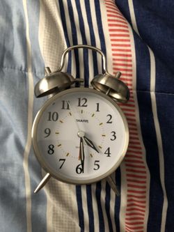 Stainless Steel Alarm Clock