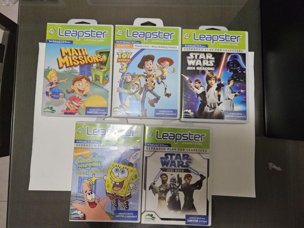 Leapster Learning Game Set Of 5