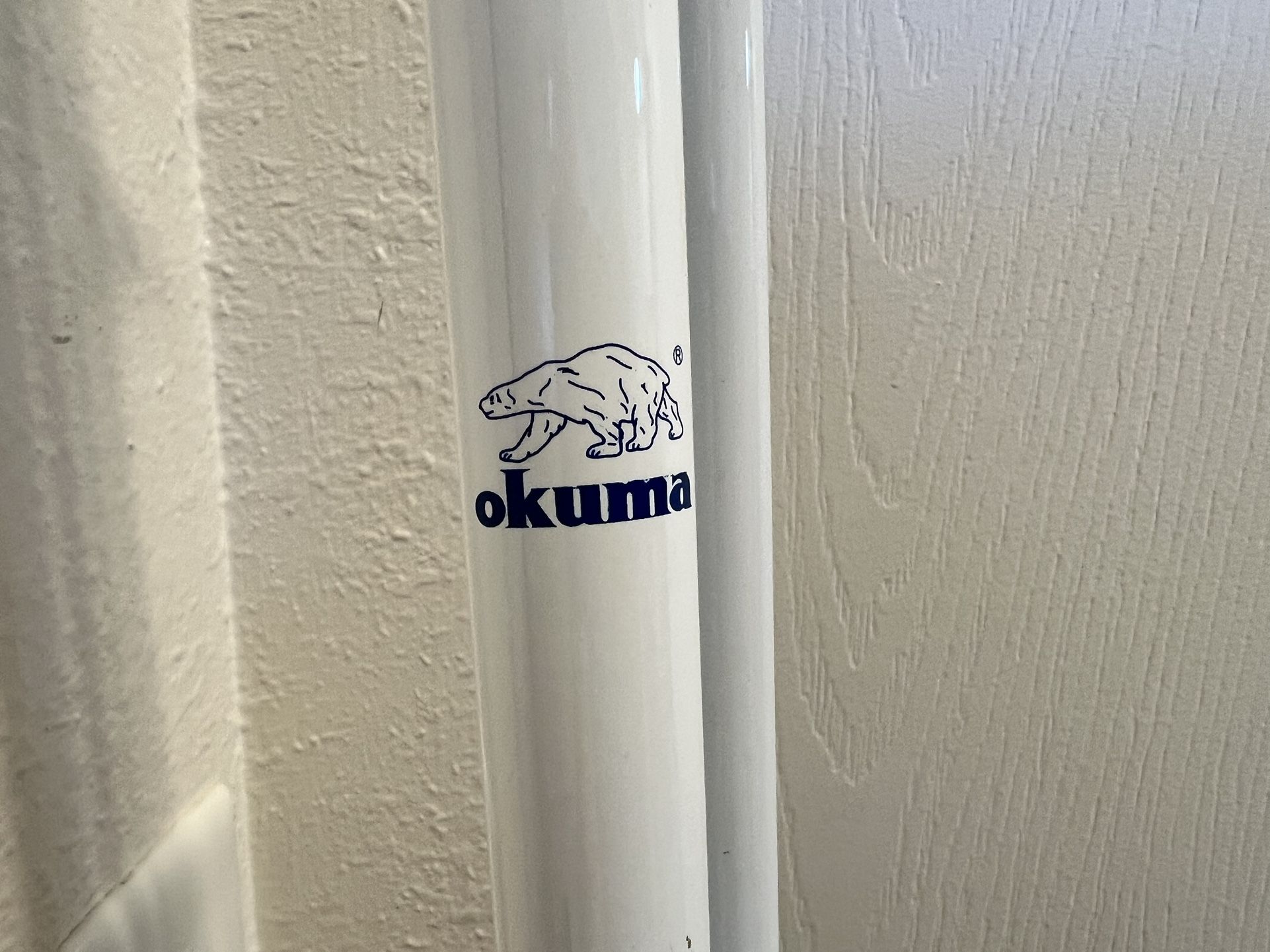 Giant Okuma Fishing/ Crabbing Rod. Fully Setup With A Beautiful Reel and Crab Trap