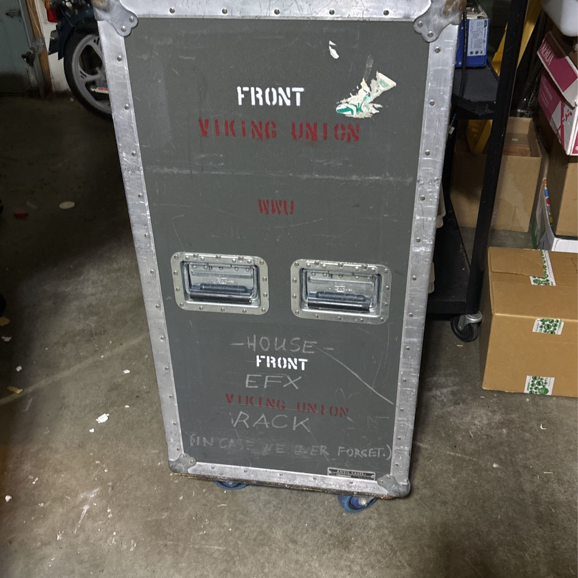 24 Space Rack Mount Roadcase