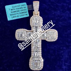 BAGUETTE DIAMOND 14KR+W 3.00CTW