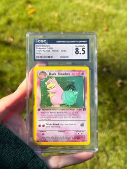 Dark Slowbro Team Rocket 1st Edition CGC 8.5