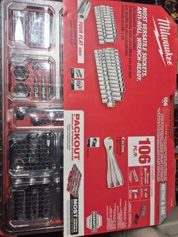 Milwaukee 106pc packout socket set
