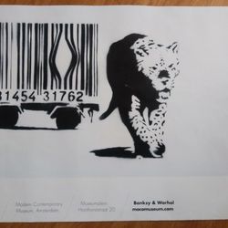 Rare Official Banksy Poster Mocco Art Exhibition 