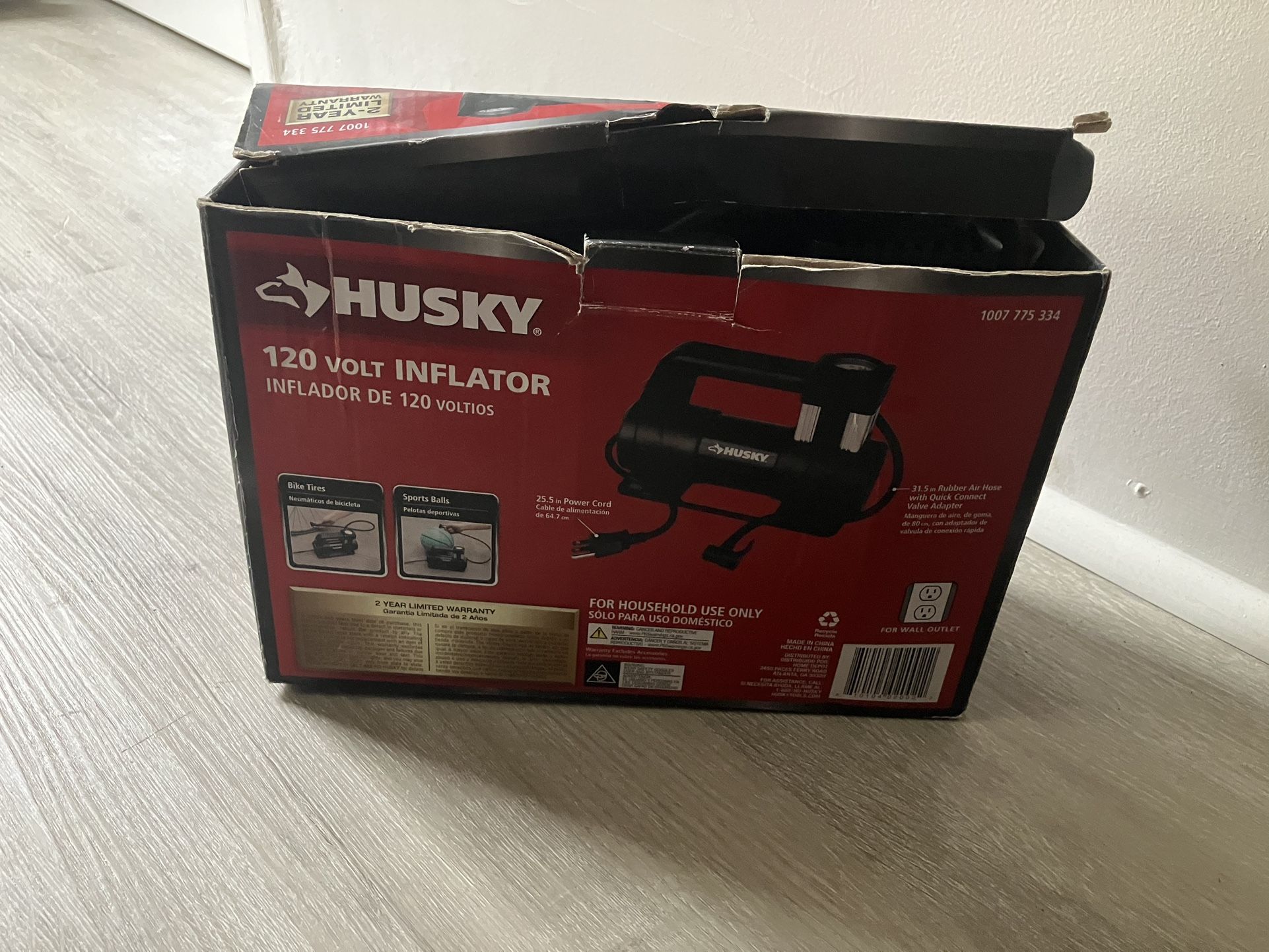 Husky 120v Inflator