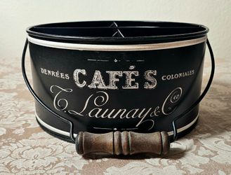 Metal Divided Storage Bucket Caddy