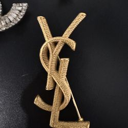 Yve Saint Laurent Brooch 