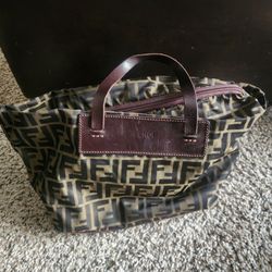 Fendi Zucca FF Monogram Foldable TOTE