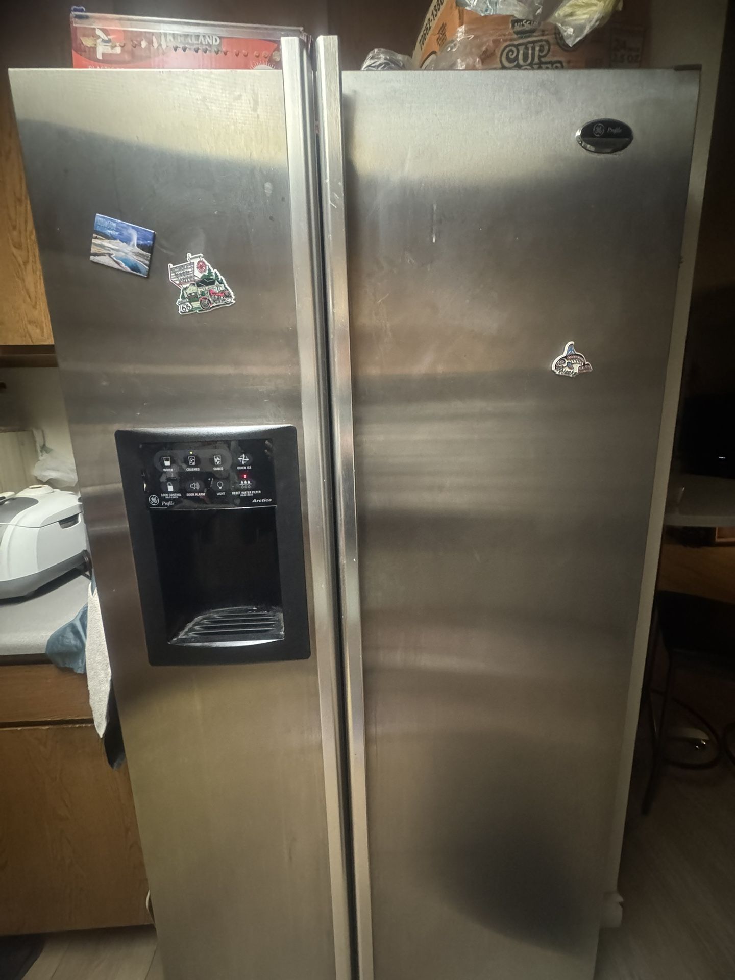 GE Stainless Steel Refrigerator