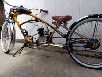 gas Motorized Stretched Cruiser 26 Inch