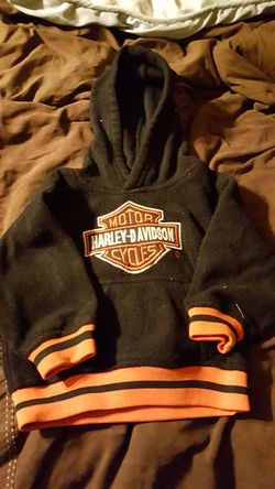 2t boys Harley fleece hoodie