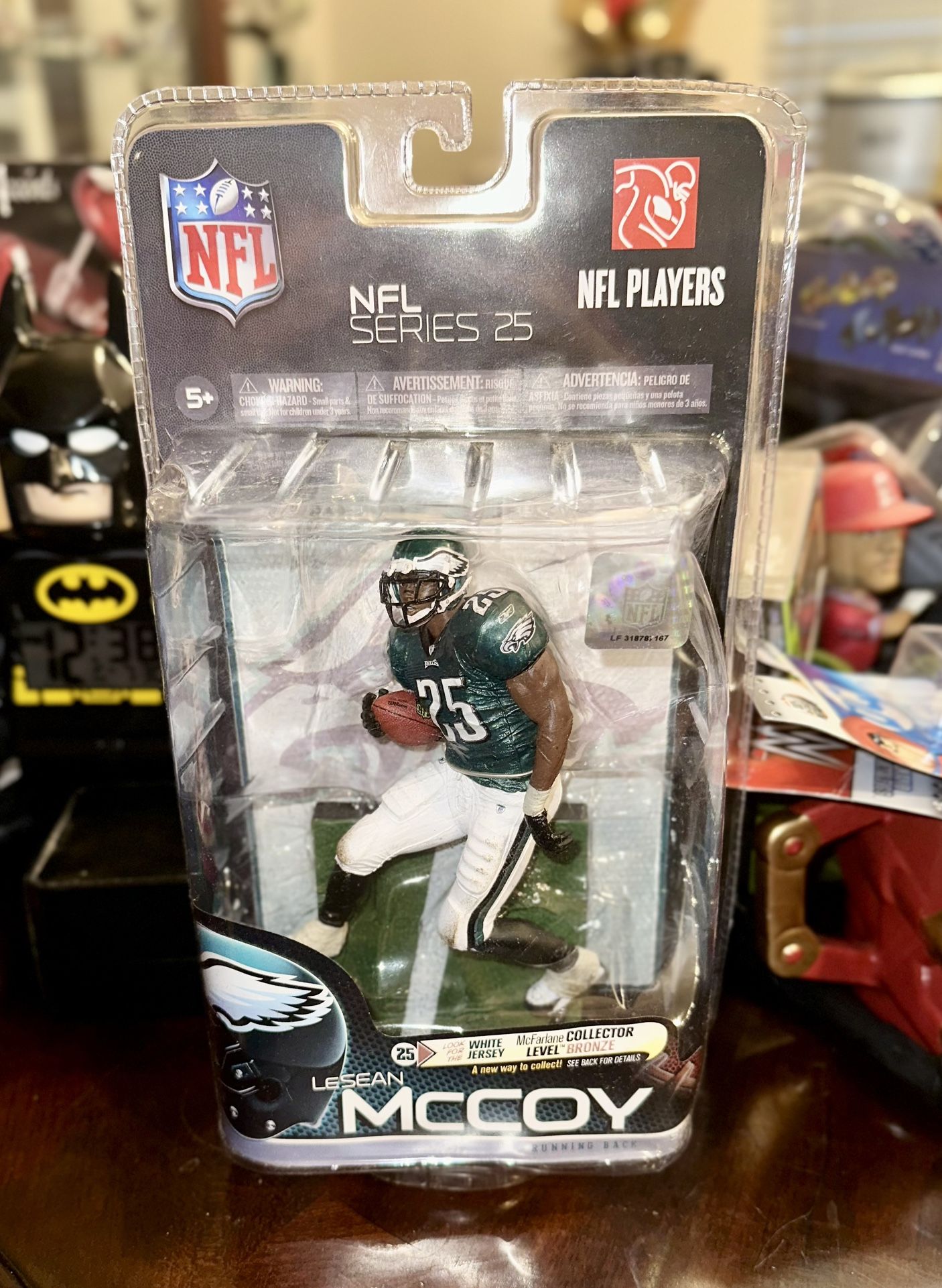 LESEAN MCCOY Philadelphia Eagles McFarlane NFL Series 25 Football Figure