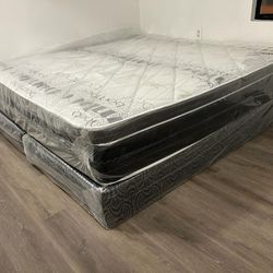 NEW MATTRESS KING SIZE PILLOWTOP WITH BOX SPRING