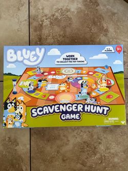 Bluey Scavenger Hunt Board Game