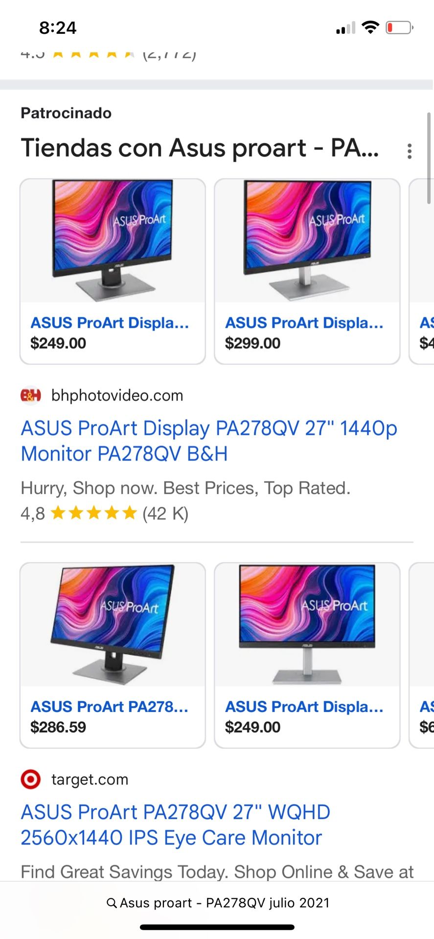 Asus Proart PA278QV