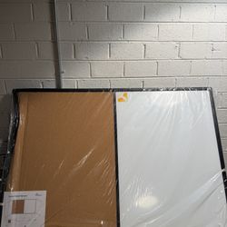 48x 36 - Combo Whiteboard Dry Erase Board/Cork Board