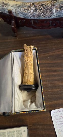 Estate sale hand carved Quan yin's