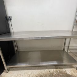 Stainless Steel Industrial Table 