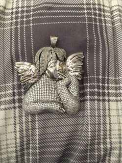 Mossanite pendant