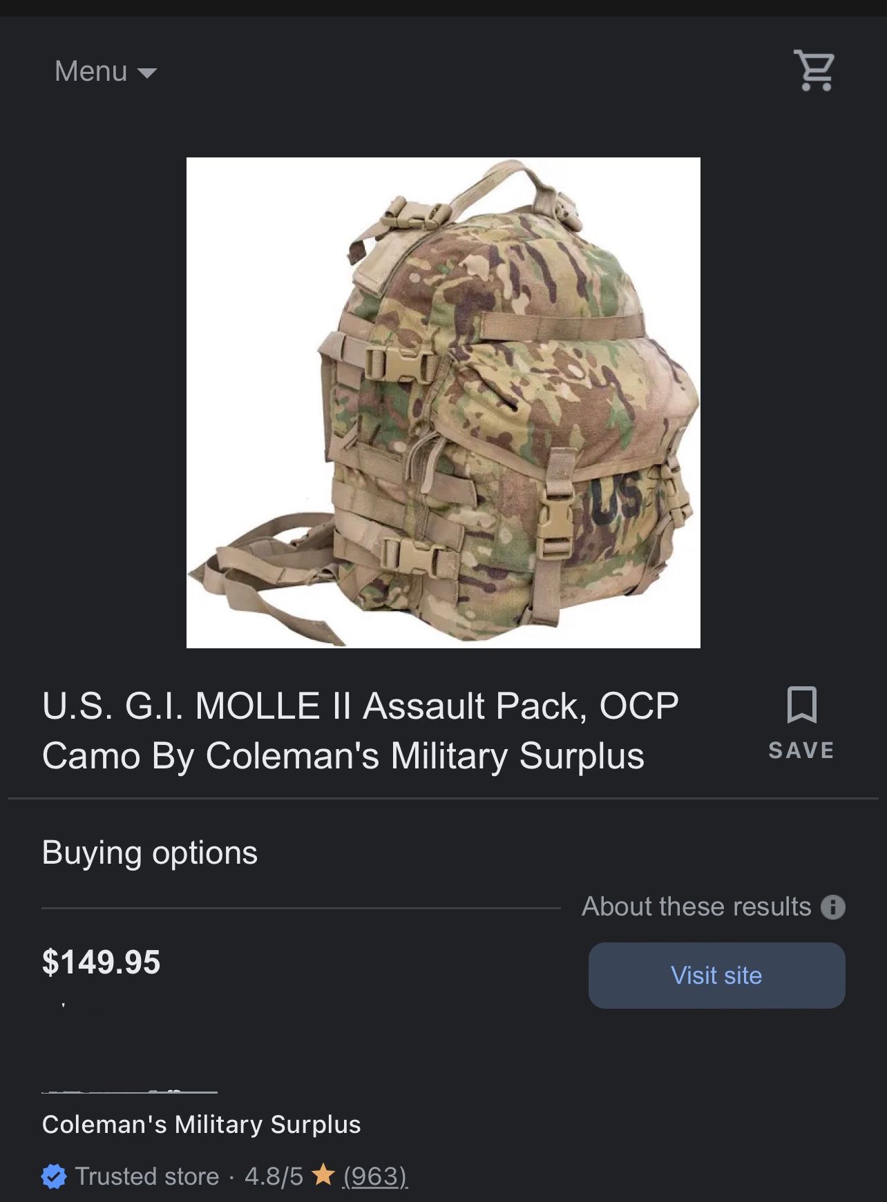 Assault Backpack