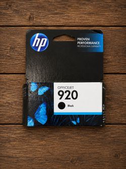 New-Genuine HP 920 Black Ink Cartridge Office Jet CD971AN-8/2014
