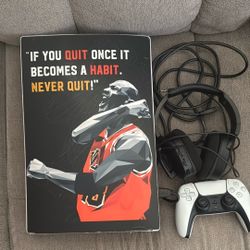 Ps5, Controller, Turtle Beach Headset 