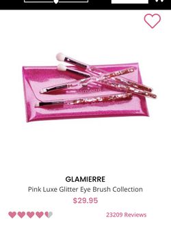Brand New Moving Heart Glitter Eye Brush Collection $20