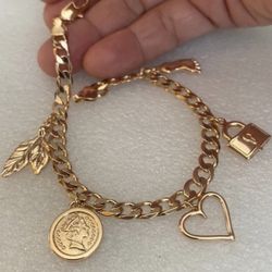 14k gold plated  bracelet