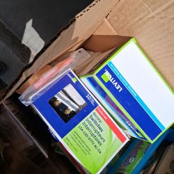 Box Of Electrical Switches And Platesl