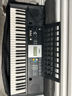 Yamaha PSR-E223 Keyboard with Stand, Case & Power Adapter
