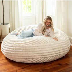 White Bean Bag XL