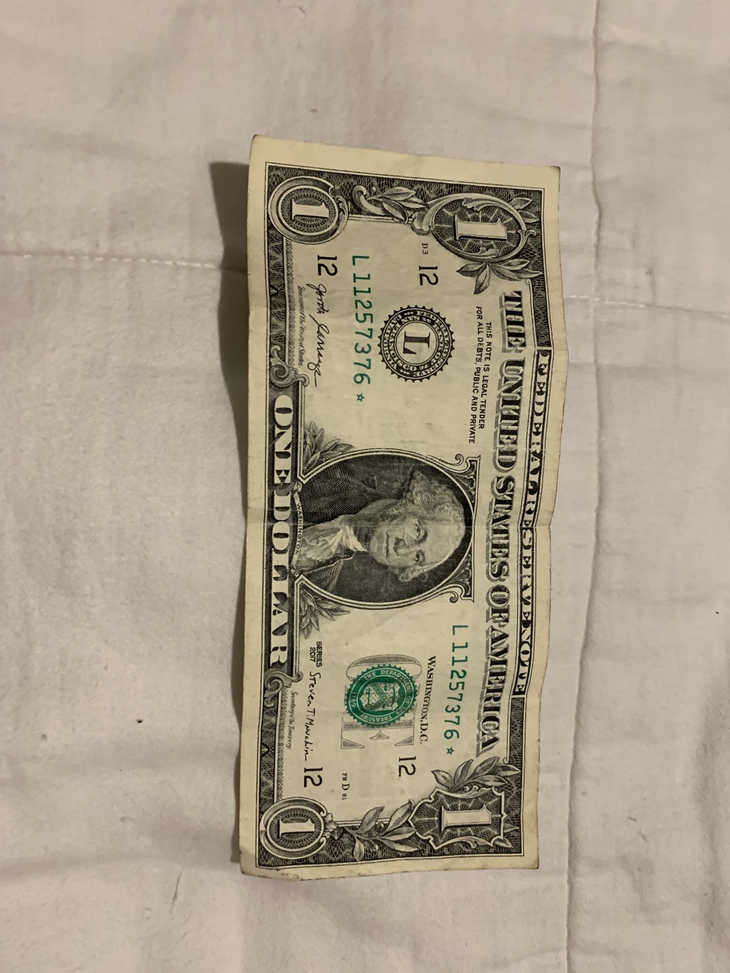 2017 $1 Star Note 