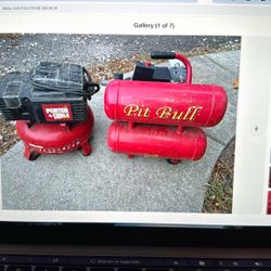 Porter Cable & Pitbull Air Compressor FOR PARTS OR REPAIR