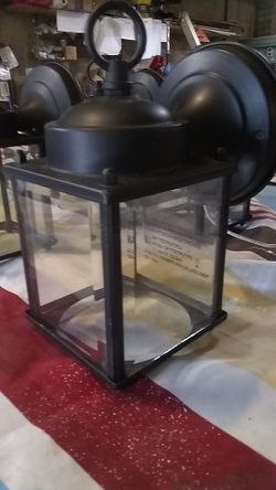 Outside porch light fixture